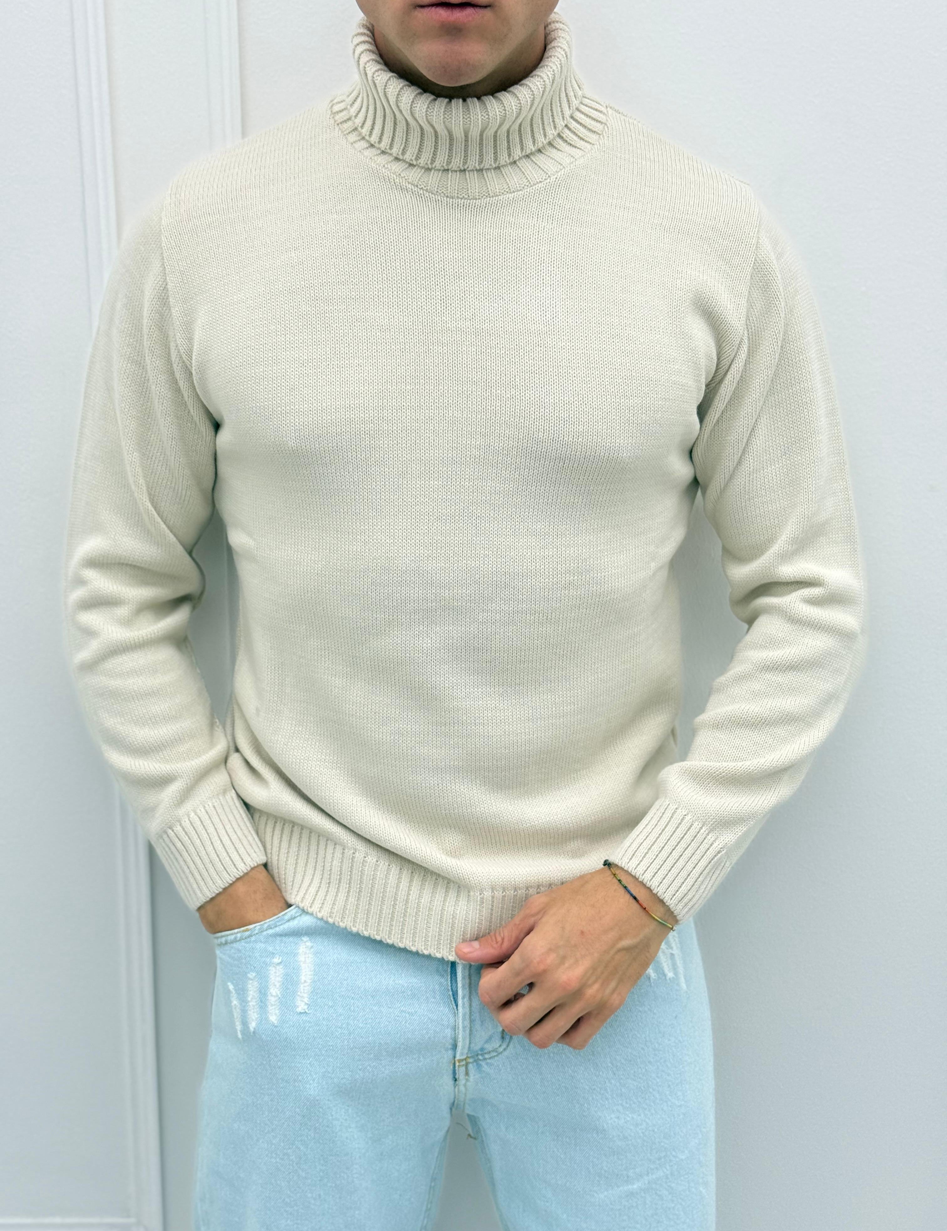 MAGLIONE DOLCEVITA LEMON LANA - Tg.XL Cioccolato