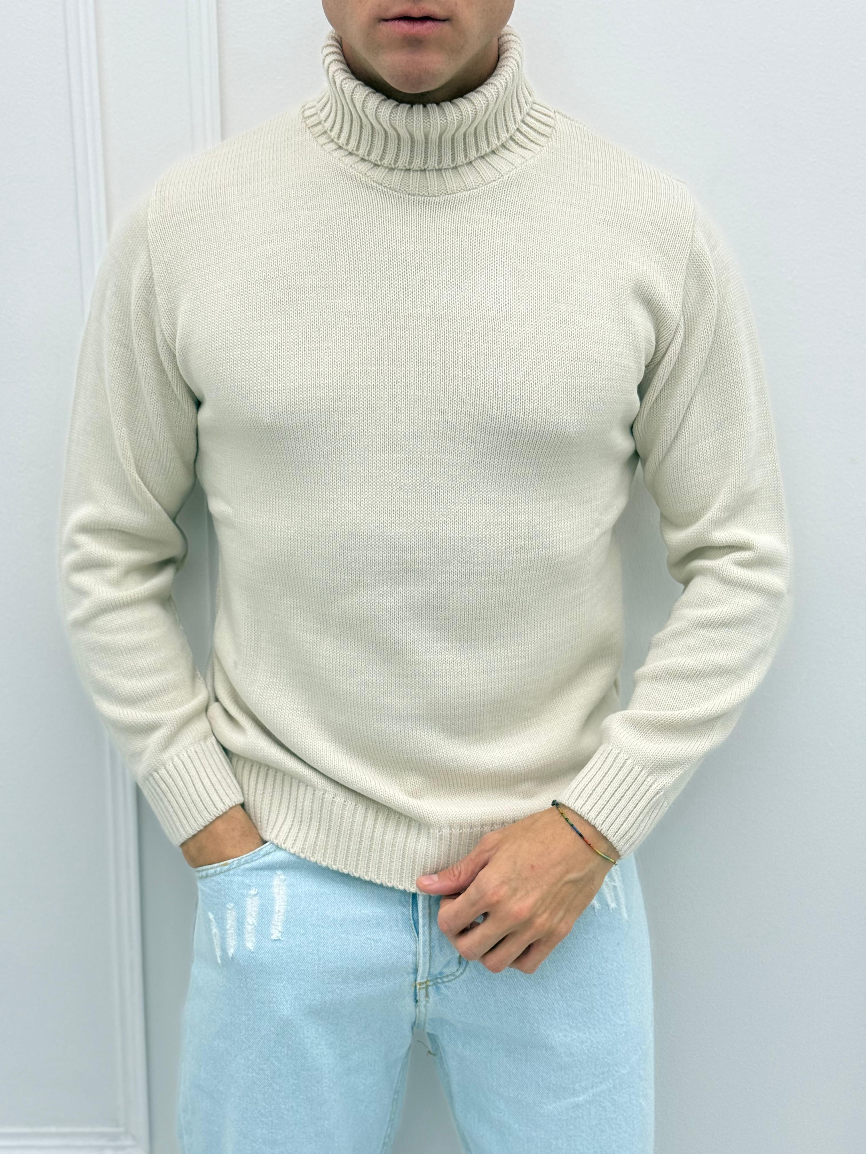 MAGLIONE DOLCEVITA LEMON LANA - Tg.XL Cioccolato