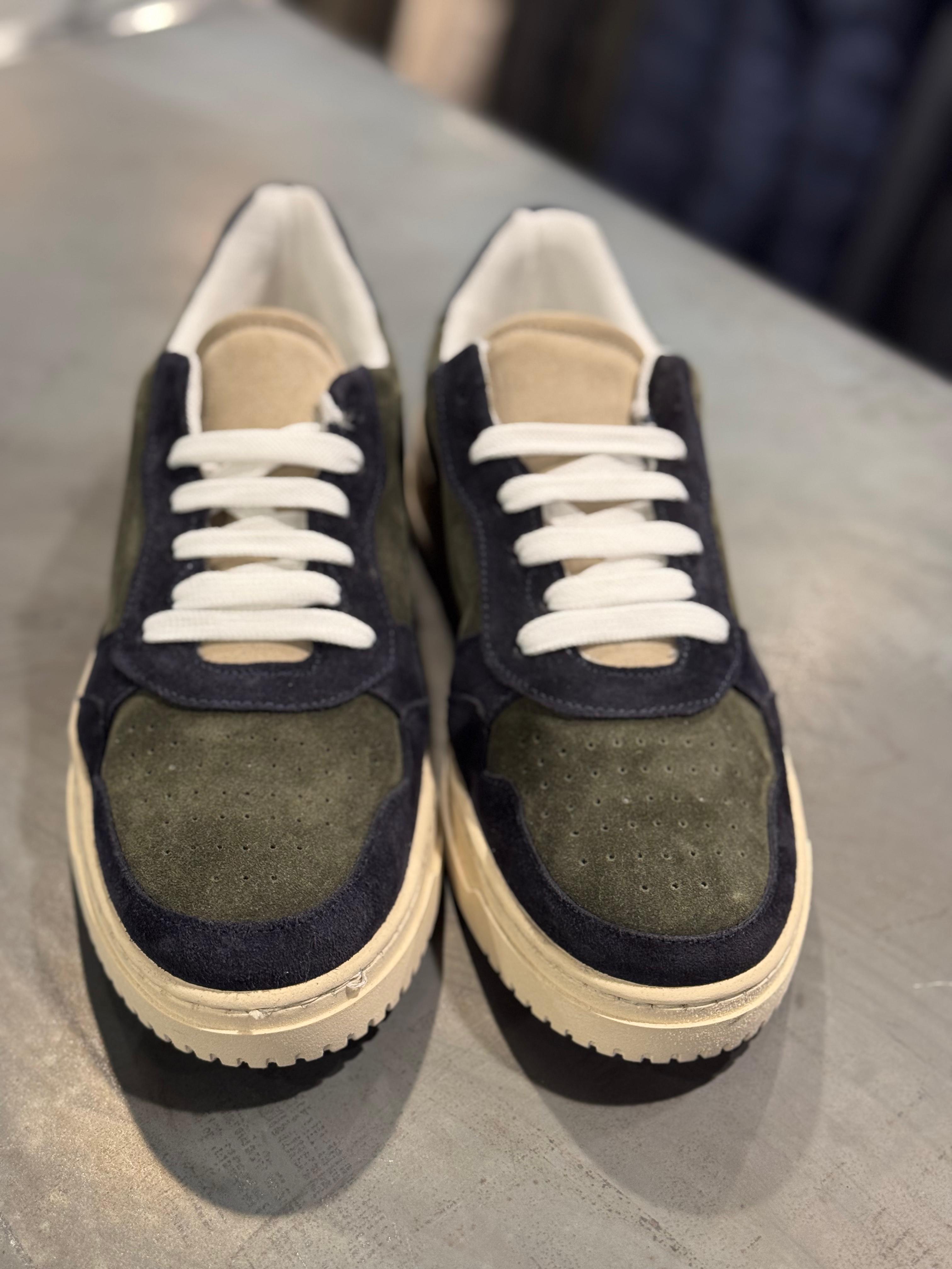 SNEAKERS CAMOSCIO BICOLOR