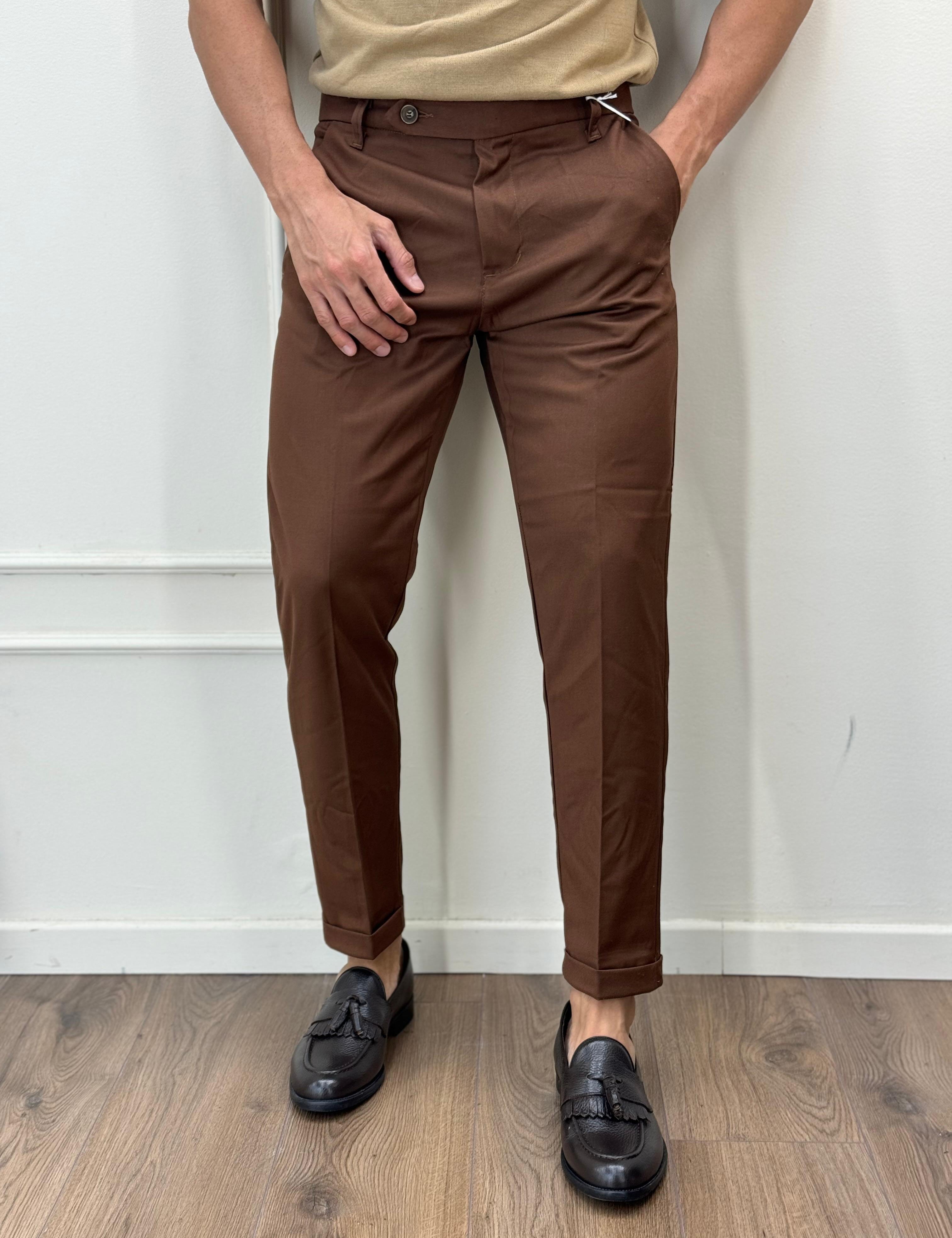 PANTALONE TASCHE DIETRO ELEGANT - Tg. XL e XXL