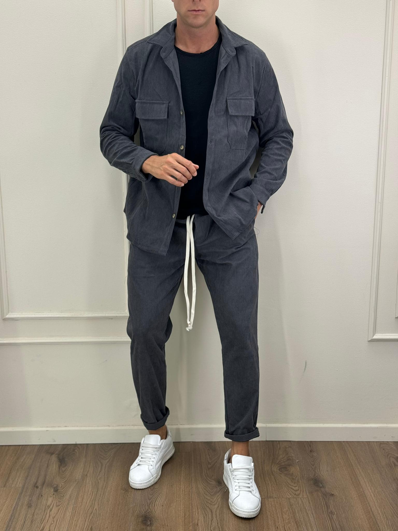 COORDINATO BOSTON VELLUTO