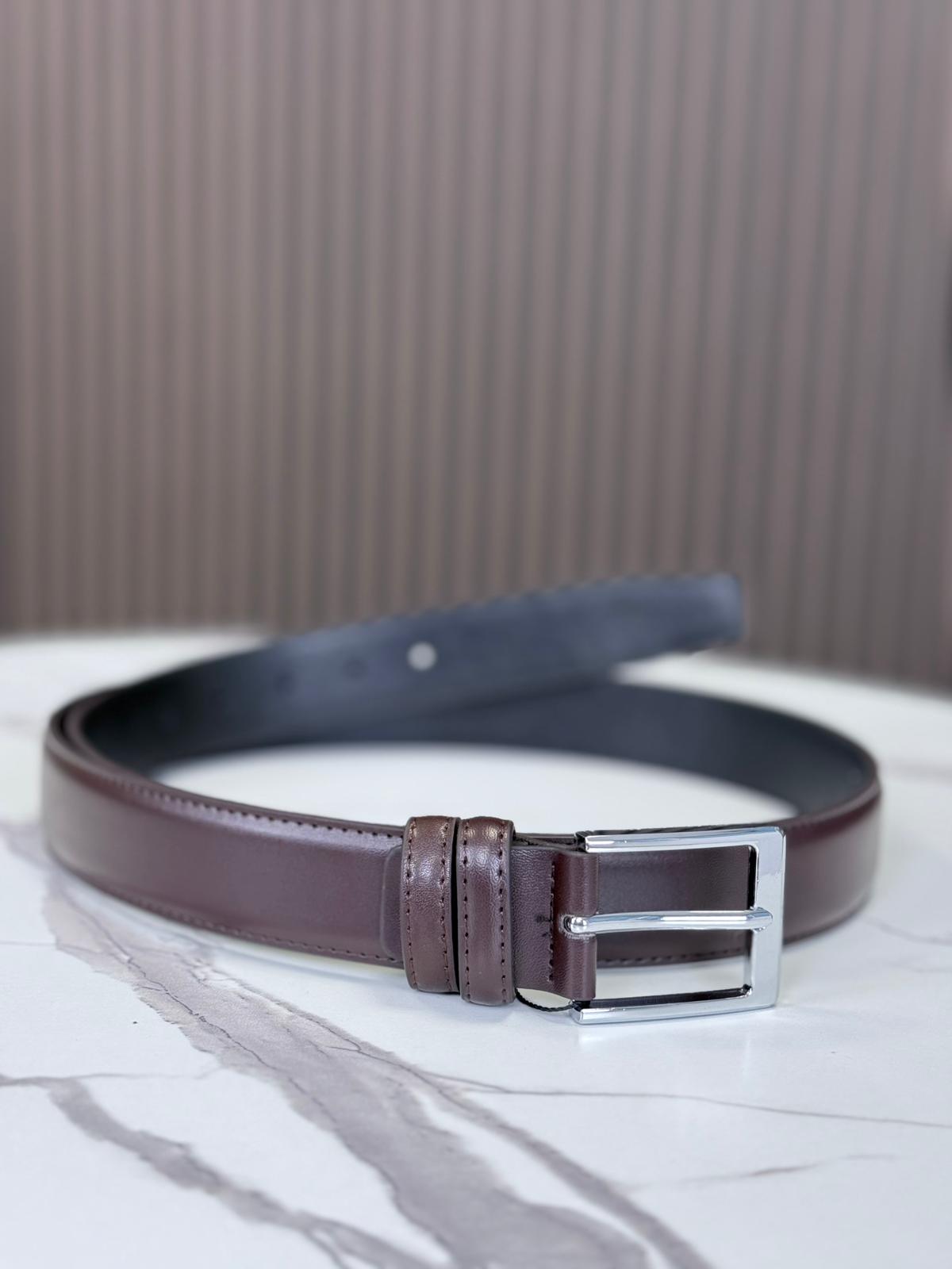 CINTURA CUCITURE BROWN