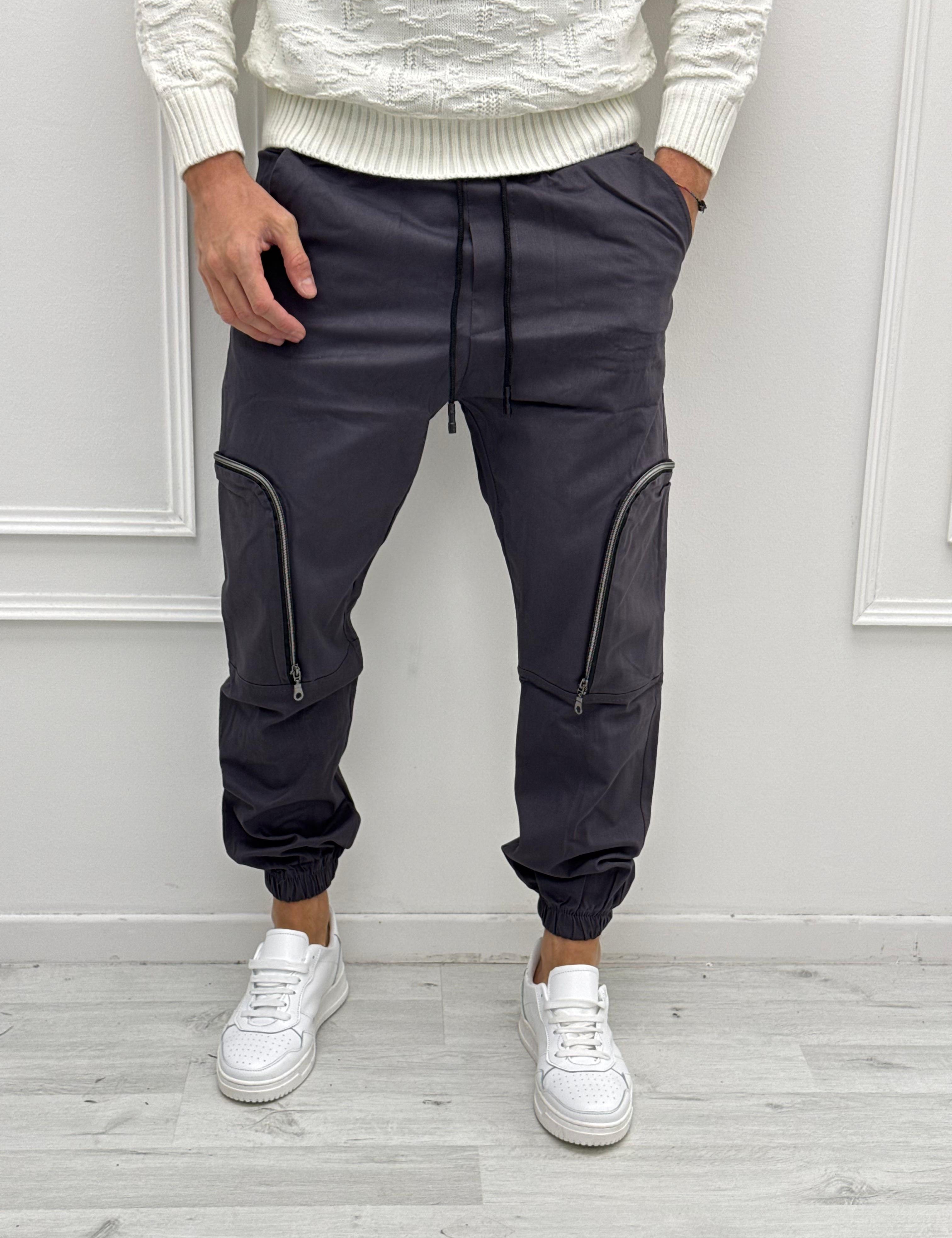 PANTALONE JEANS CARGO LEVEL