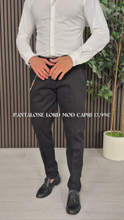 LORD MOD CAPRI COTTON PANTS - BACK POCKETS
