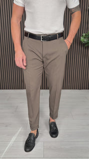 PANTALON MOD CAPRI BOUTON - POCHES ARRIÈRE