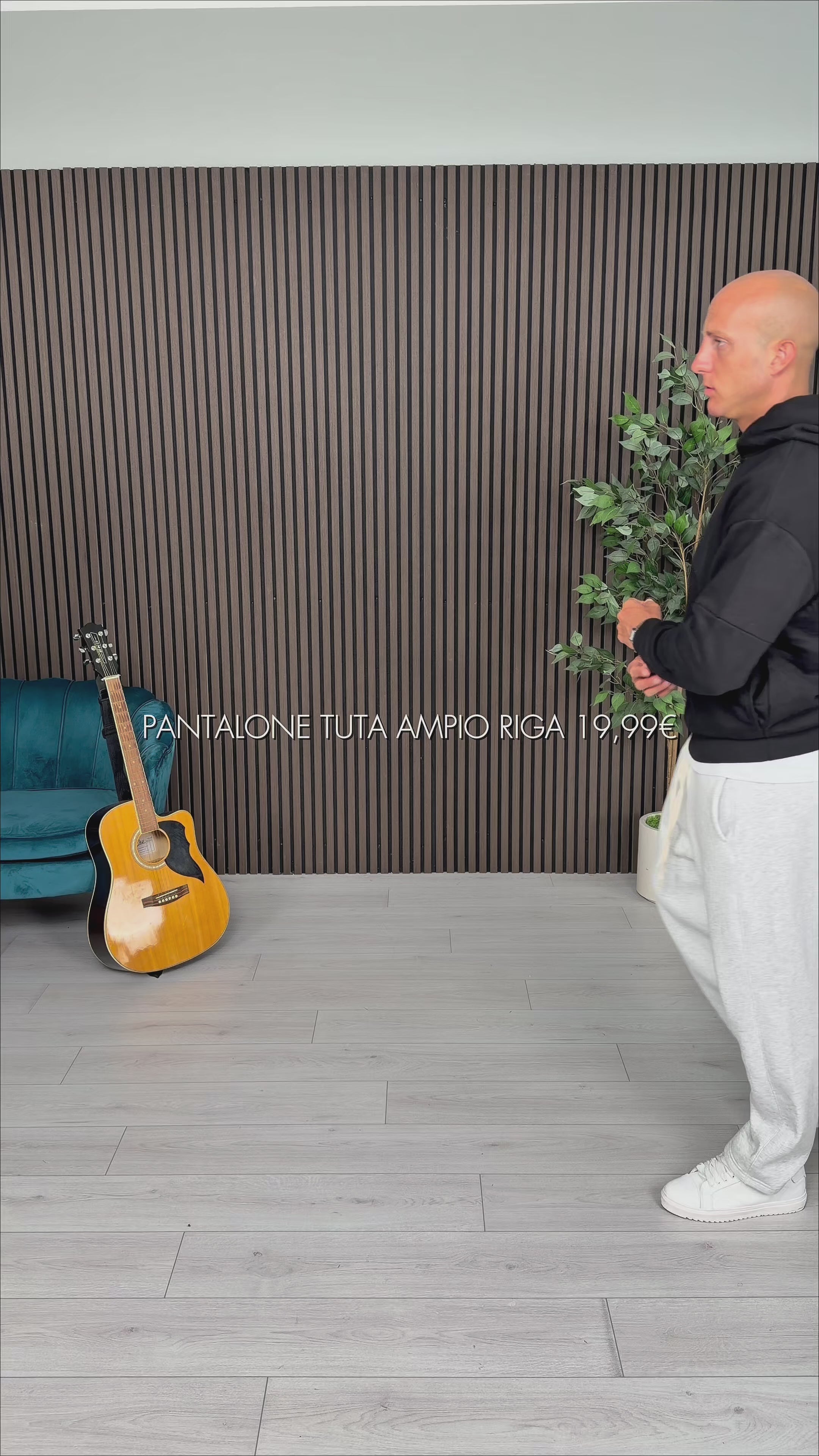 WIDE-STRIPED FLEECE TRACKSUIT TROUSERS