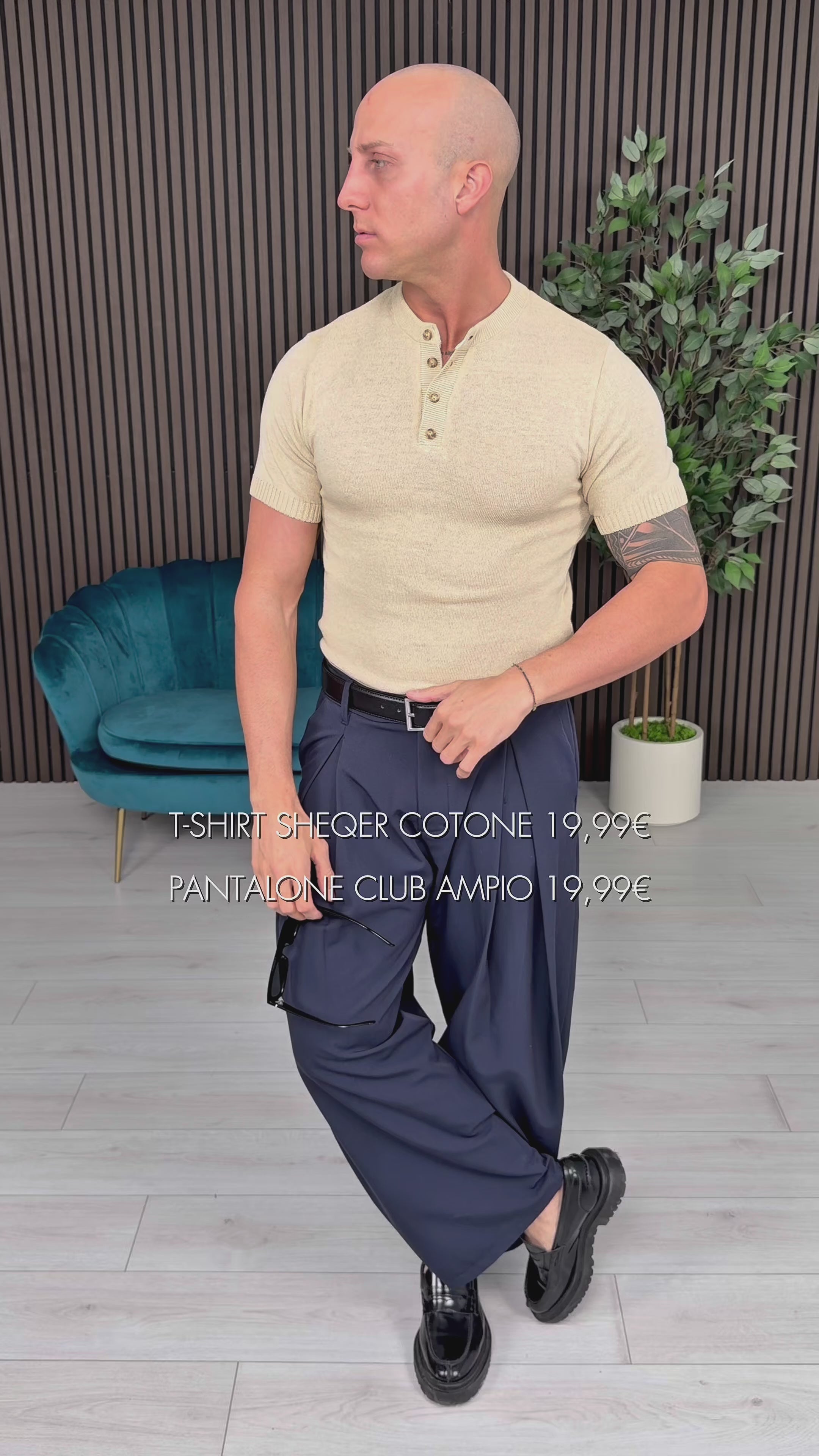 T-SHIRT SHEQER COTONE