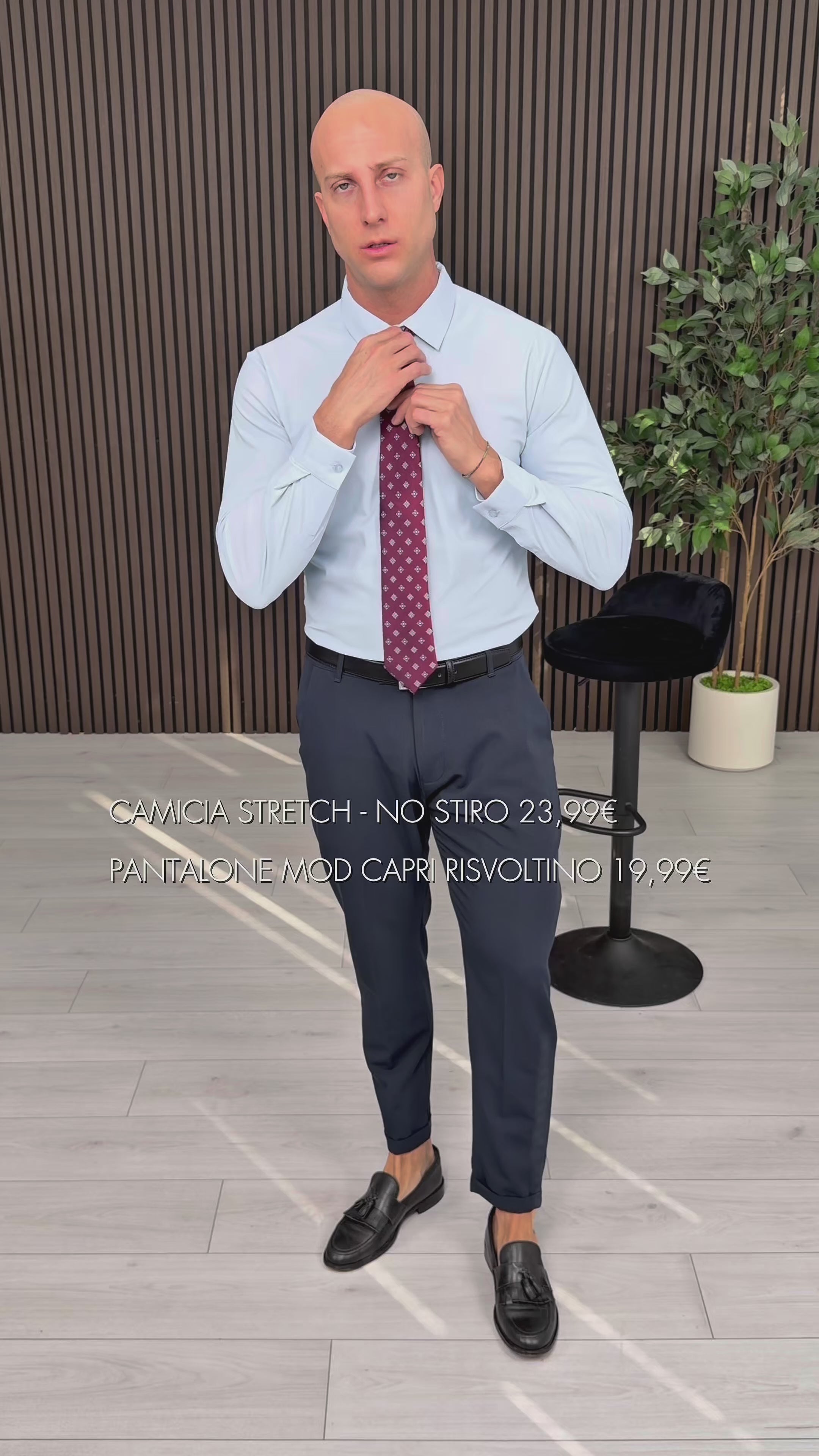 CAMICIA STRETCH - NO STIRO