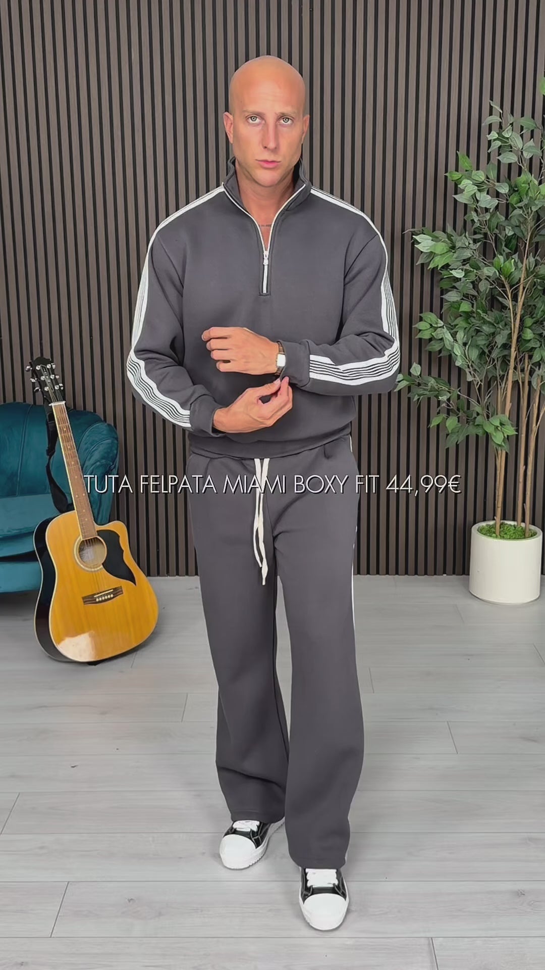 TUTA FELPATA MIAMI BOXY FIT